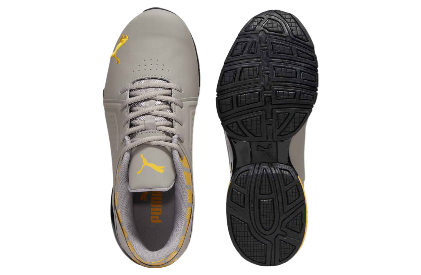 Puma Viz Runner Repeat Concrete Gray / Yellow Sizzle