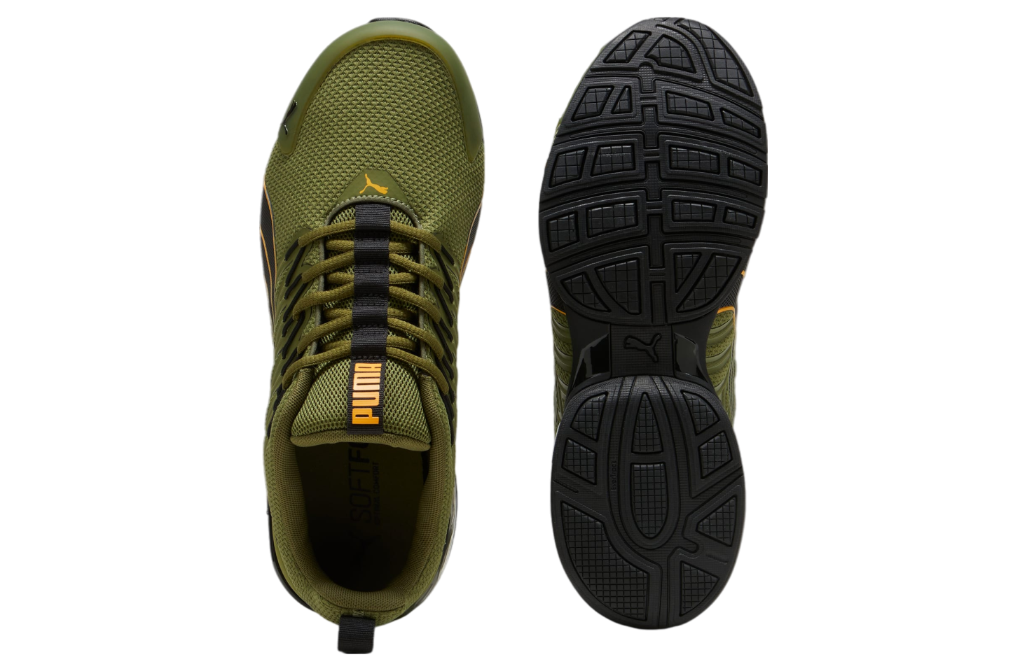 Puma Voltaic Evo Running Olive Green / Black