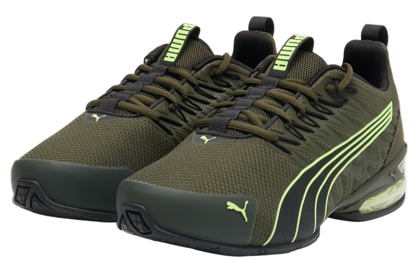 Puma Voltaic Evo Wide Dark Olive / Fizzy Apple