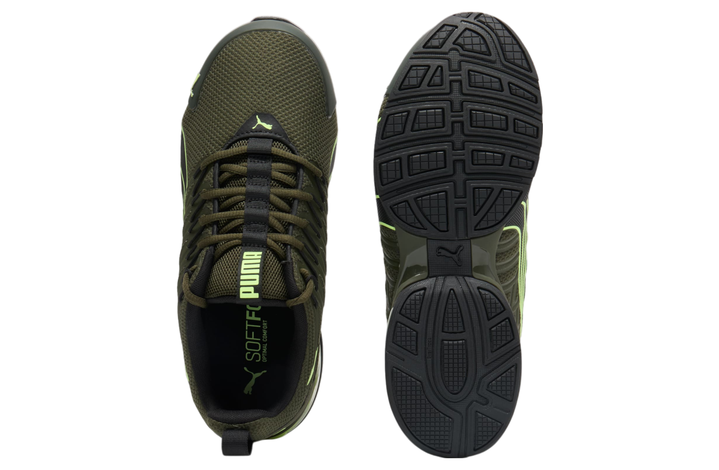 Puma Voltaic Evo Wide Dark Olive / Fizzy Apple