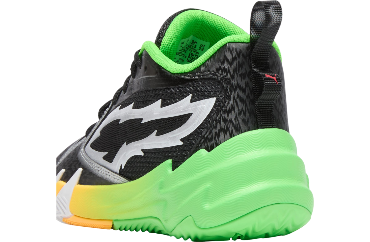 Puma X 2k Scoot Zeros GS Black / Fluo Green