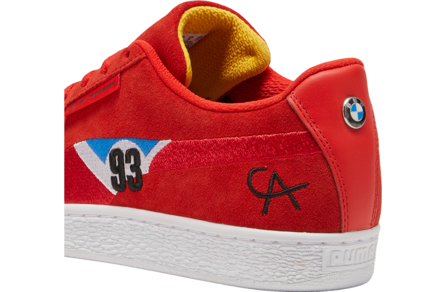 Puma X Bmw M Motorsport Suede Calder Pop Red / Sport Yellow