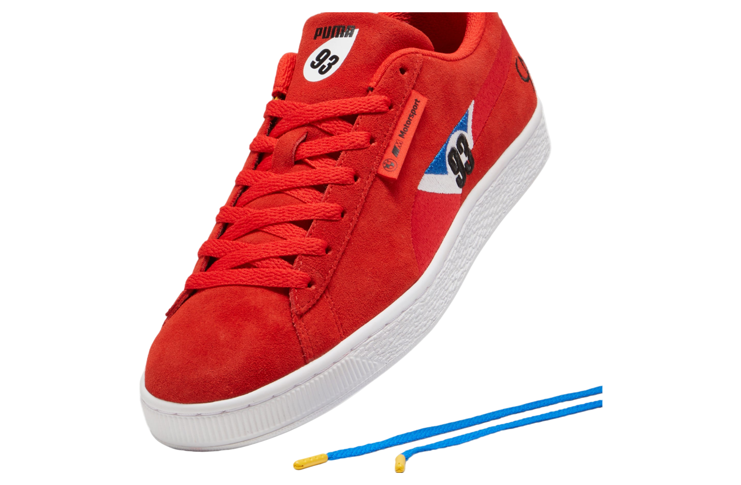 Puma X Bmw M Motorsport Suede Calder Pop Red / Sport Yellow