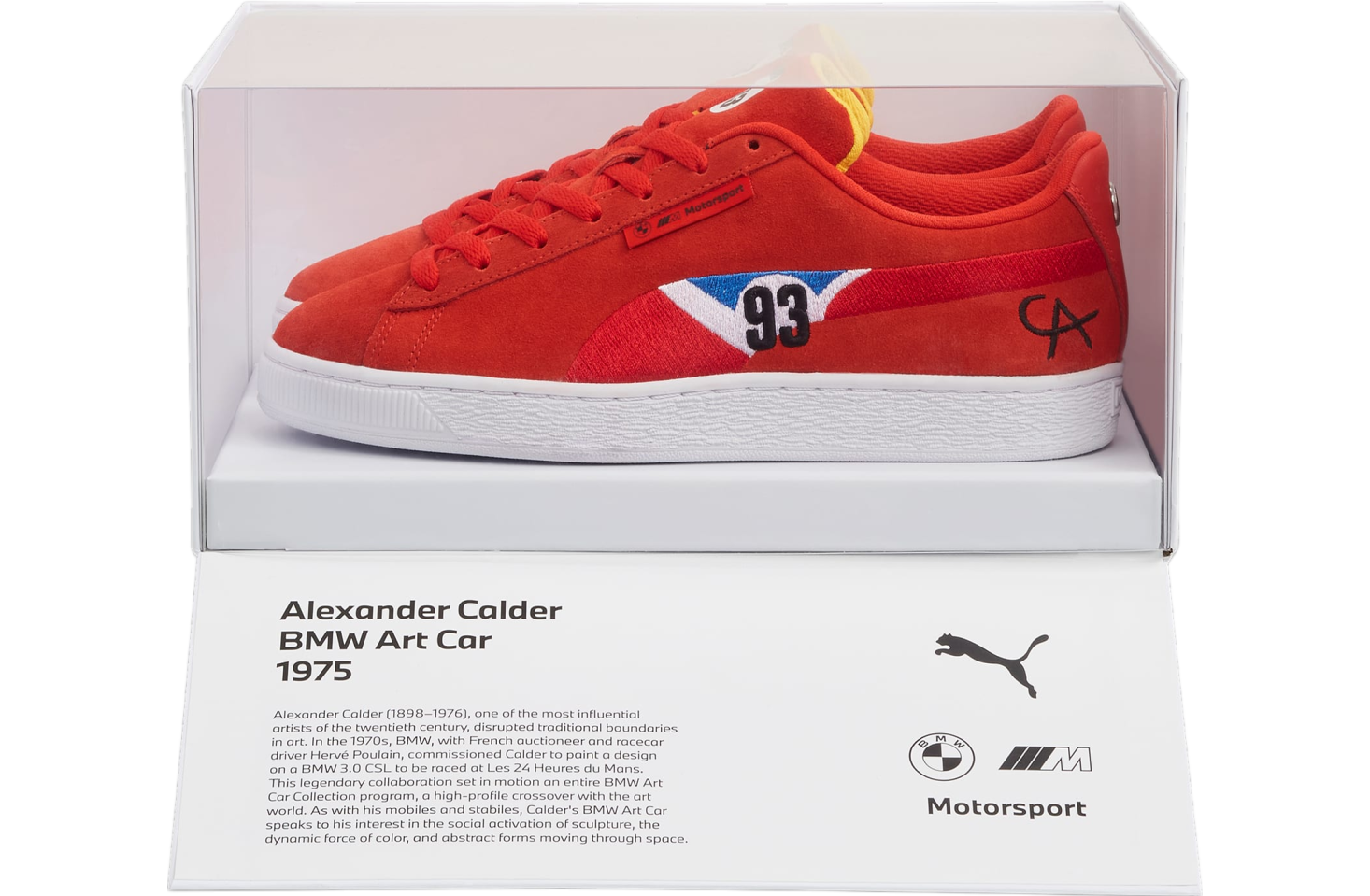 Puma X Bmw M Motorsport Suede Calder Pop Red / Sport Yellow