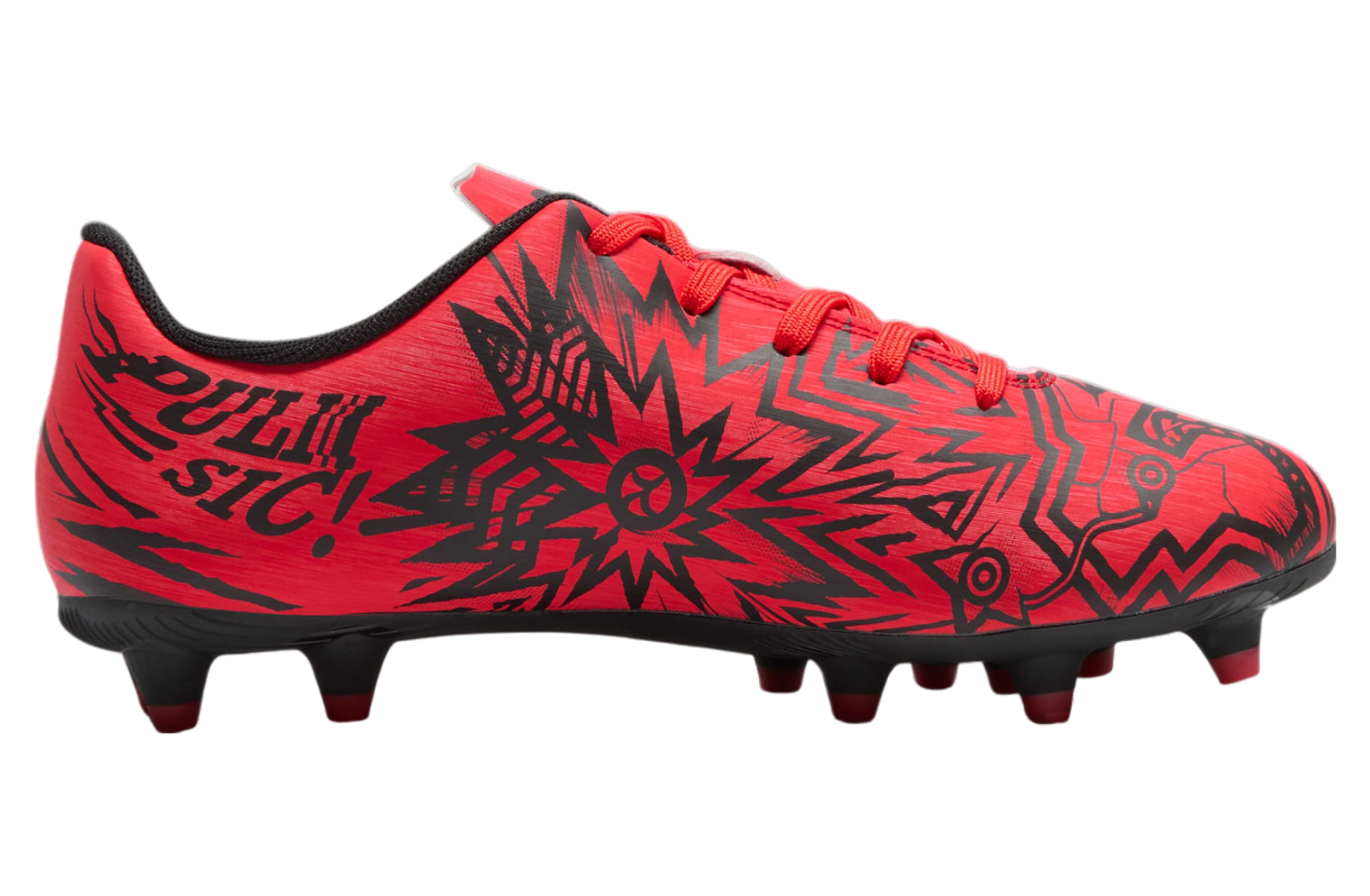 Puma X Christian Pulisic Tacto Ii Fg/ag Gs Red / Black