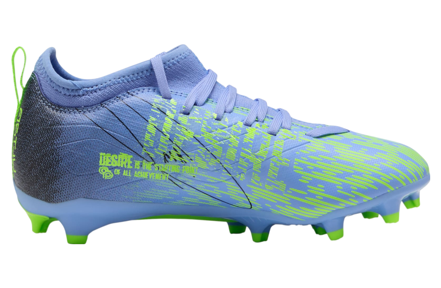 Puma X Christian Pulisic Ultra 5 Match Chasing The Dream Fg/ag Gs Elektro Purple / Green Glare