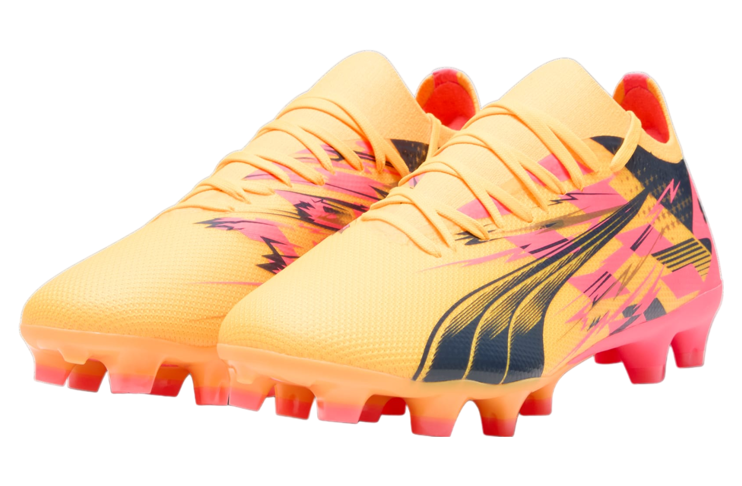 Puma X Christian Pulisic Ultra Match FG/AG Sun Stream / Navy