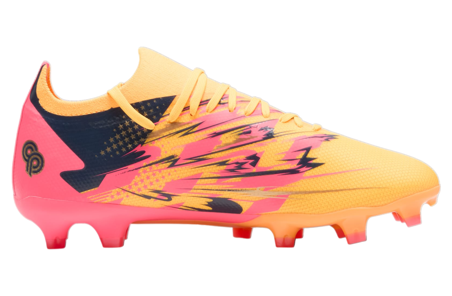 Puma X Christian Pulisic Ultra Match FG/AG Sun Stream / Navy