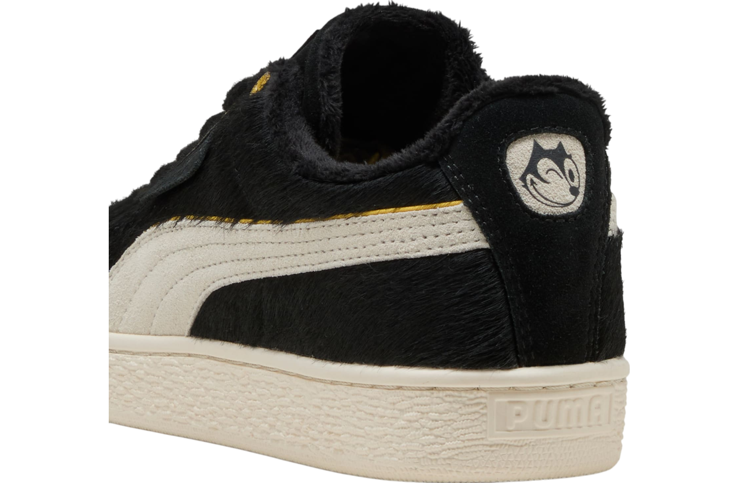 Puma x Felix The Cat Suede Black / Pelé Yellow