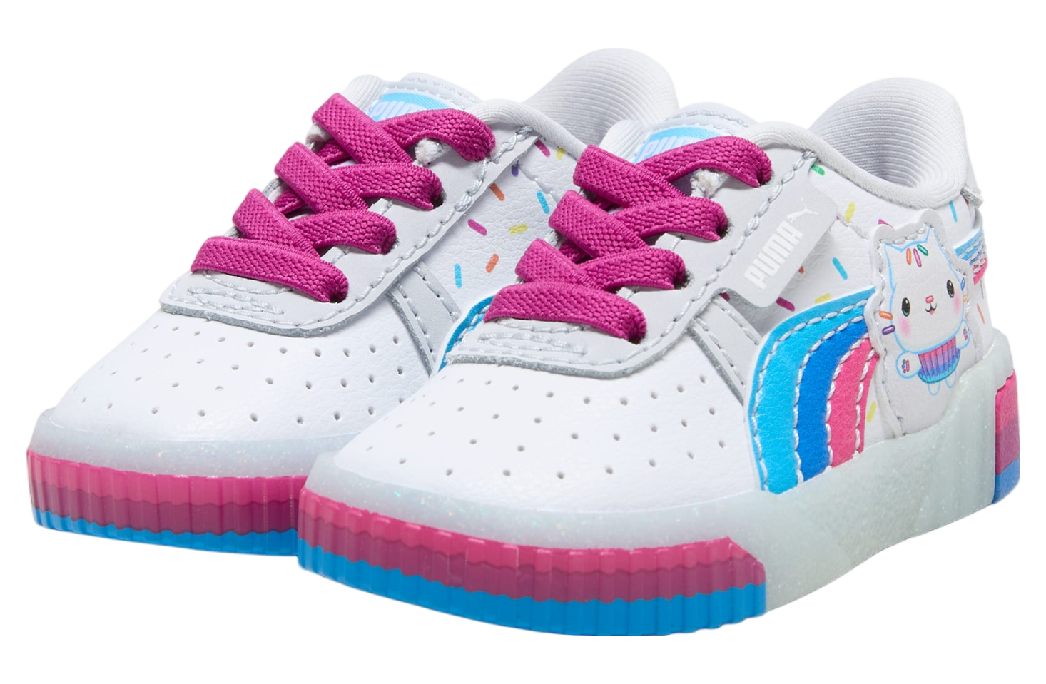 Puma x Gabbys Dollhouse Cali Toddlers White / Magenta Gleam