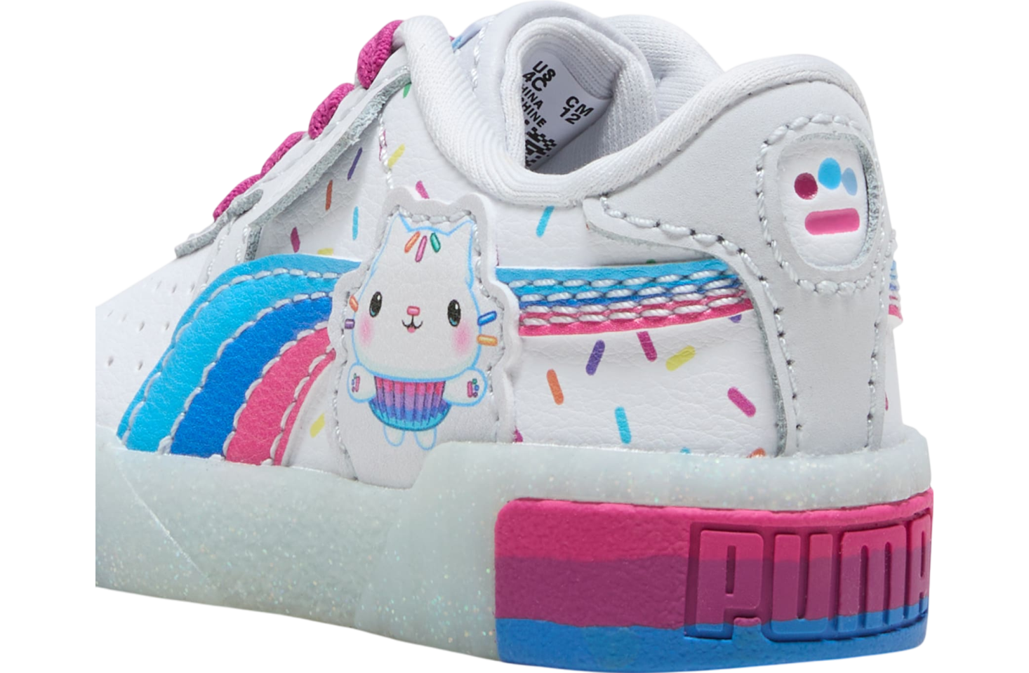 Puma x Gabbys Dollhouse Cali Toddlers White / Magenta Gleam