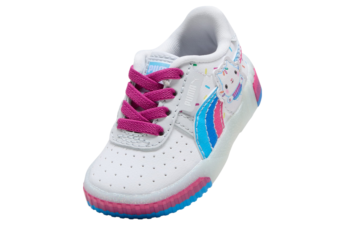 Puma x Gabbys Dollhouse Cali Toddlers White / Magenta Gleam