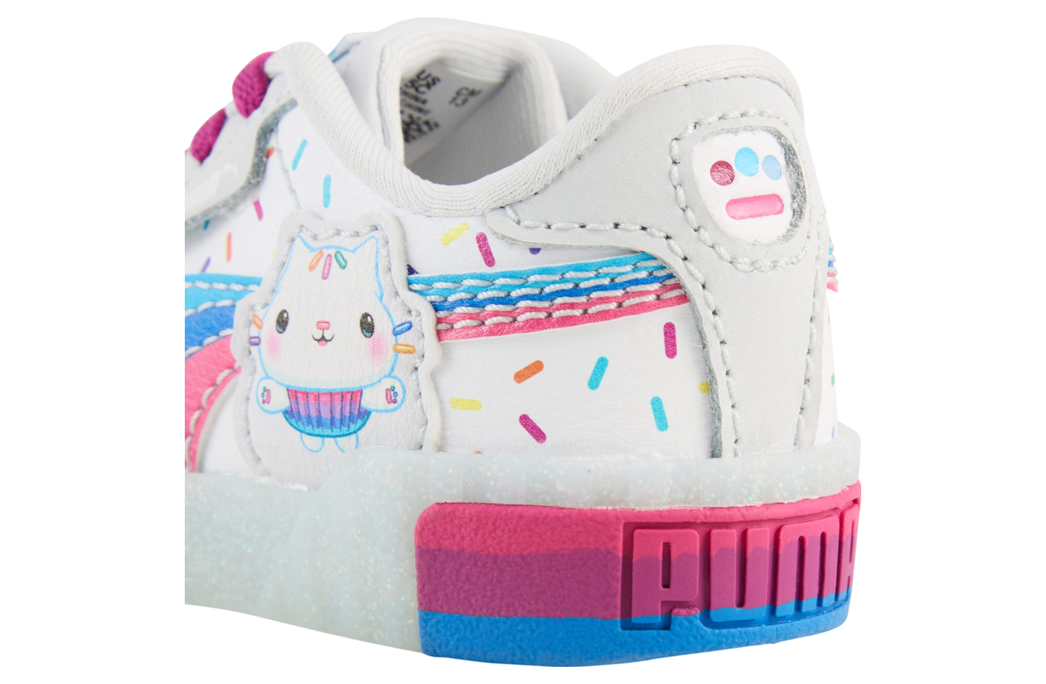 Puma x Gabbys Dollhouse Cali Toddlers White / Magenta Gleam