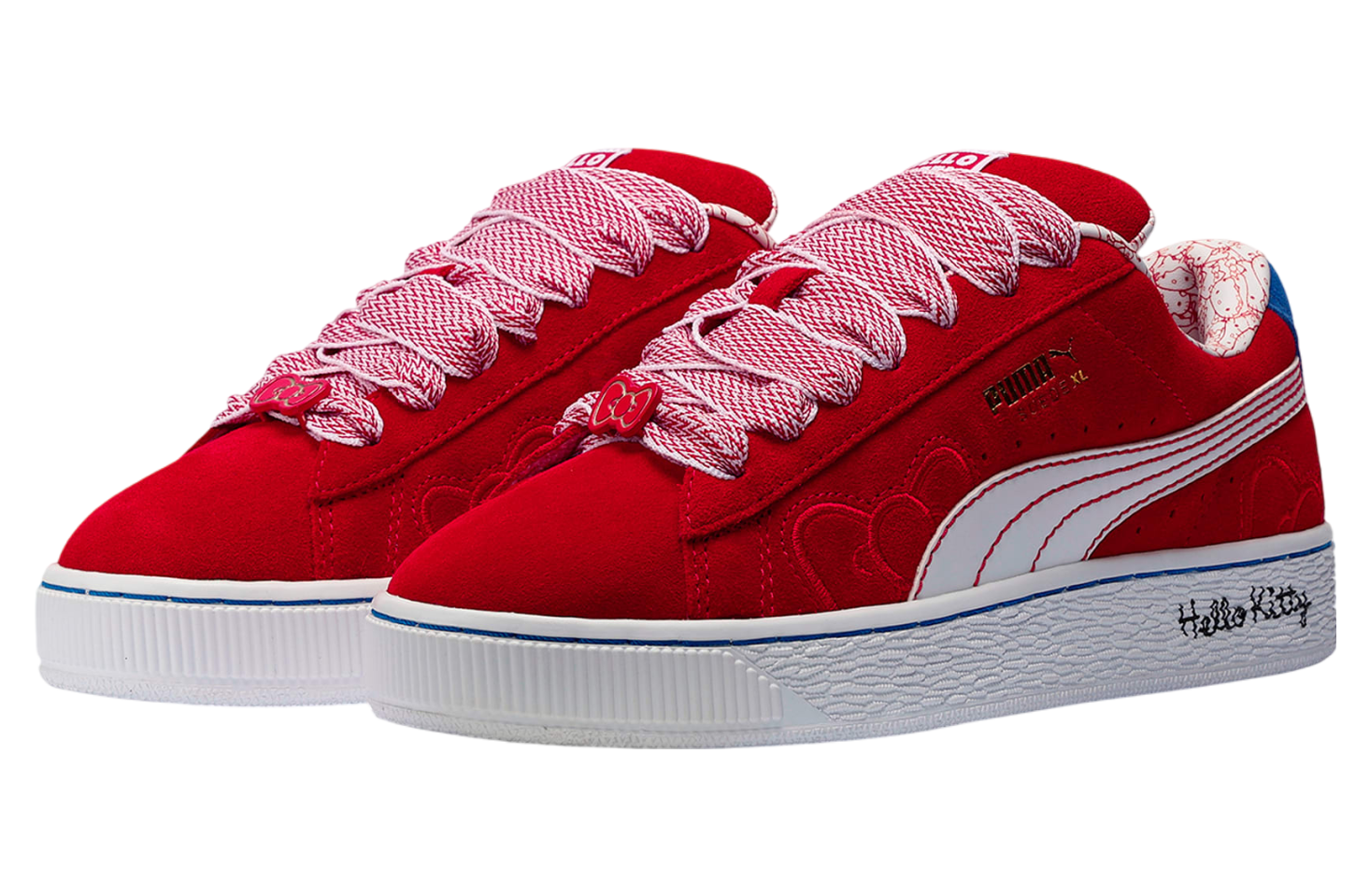 Puma x Hello Kitty And Friends Suede XL Red Bow WMNS For All Time Red / White