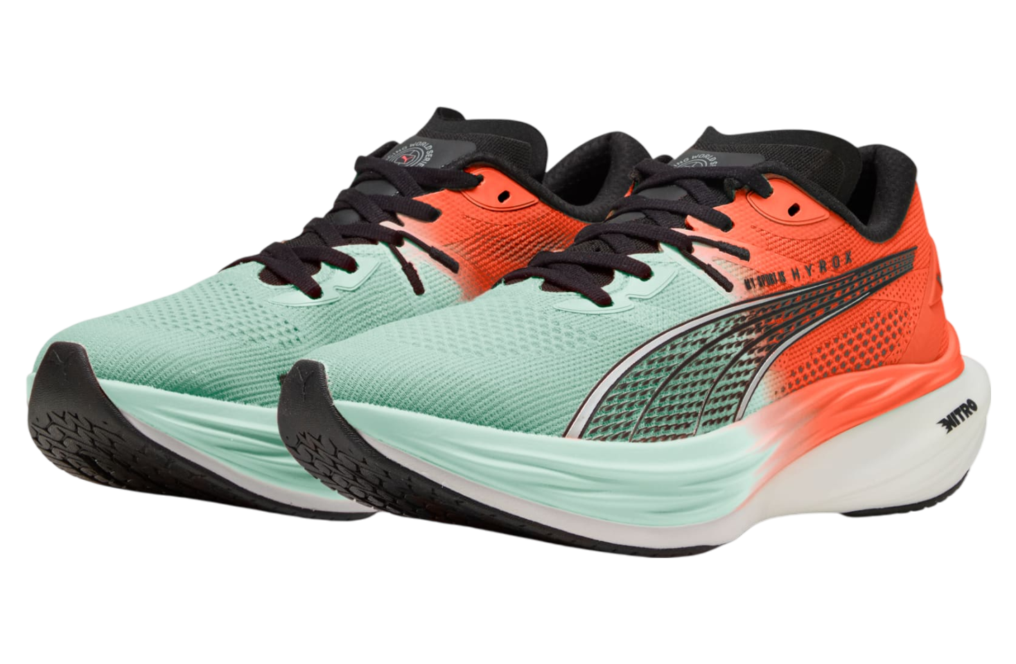 Puma X Hyrox Deviate Nitro 3 Glowing Red / Mint Melt