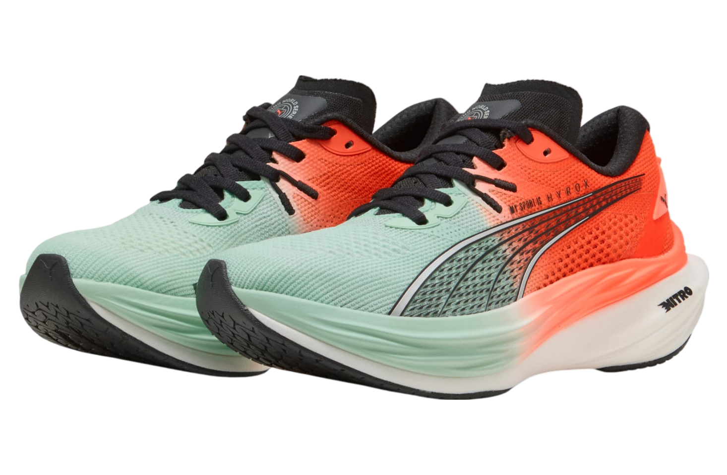 Puma X Hyrox Deviate Nitro 3 Wmns Mint Melt / Glowing Red