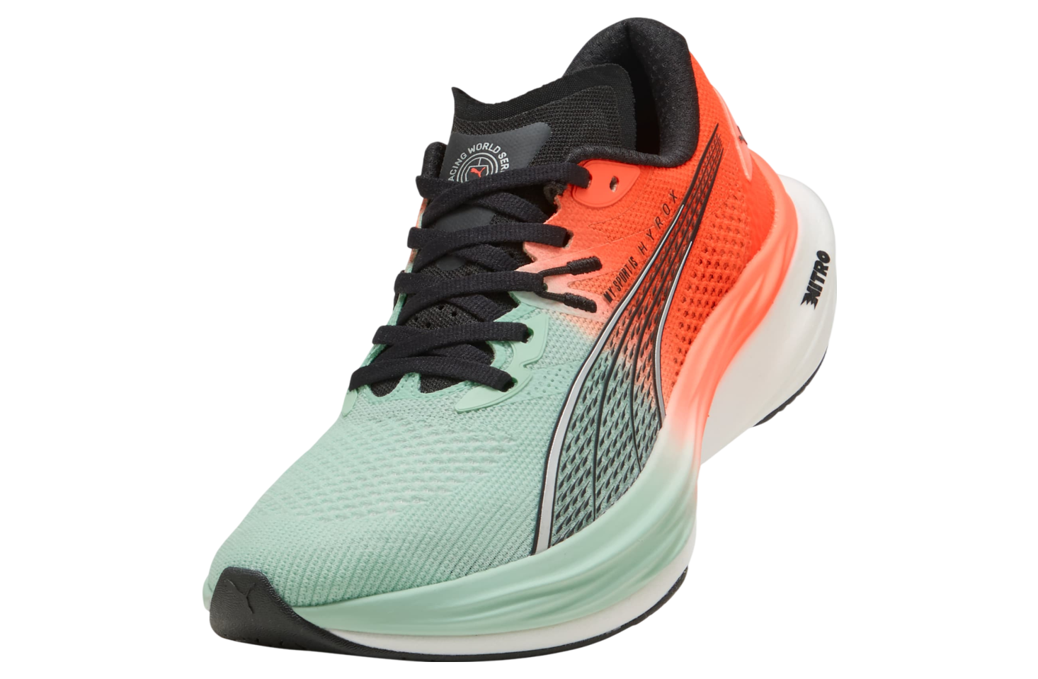 Puma X Hyrox Deviate Nitro 3 Wmns Mint Melt / Glowing Red