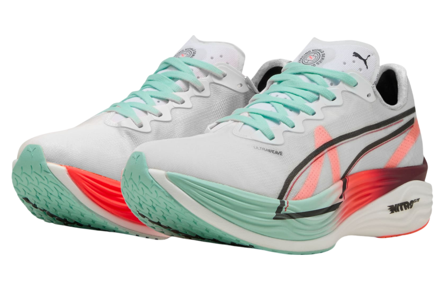 Puma X Hyrox Deviate Nitro Elite 3 Glowing Red / White
