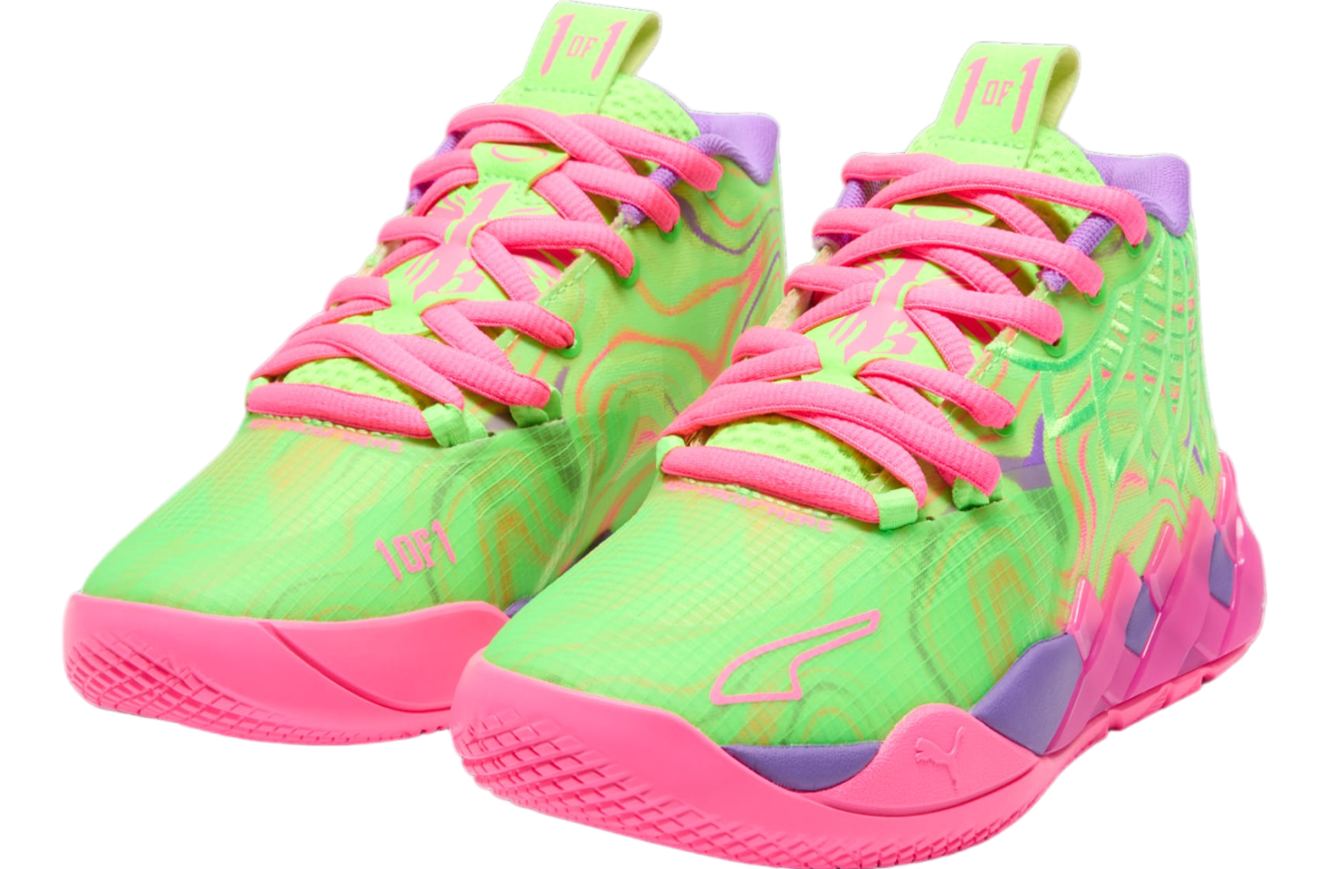 Puma X Lamelo Ball Mb.01 Inverse Toxic GS Purple Glimmer / Knockout Pink