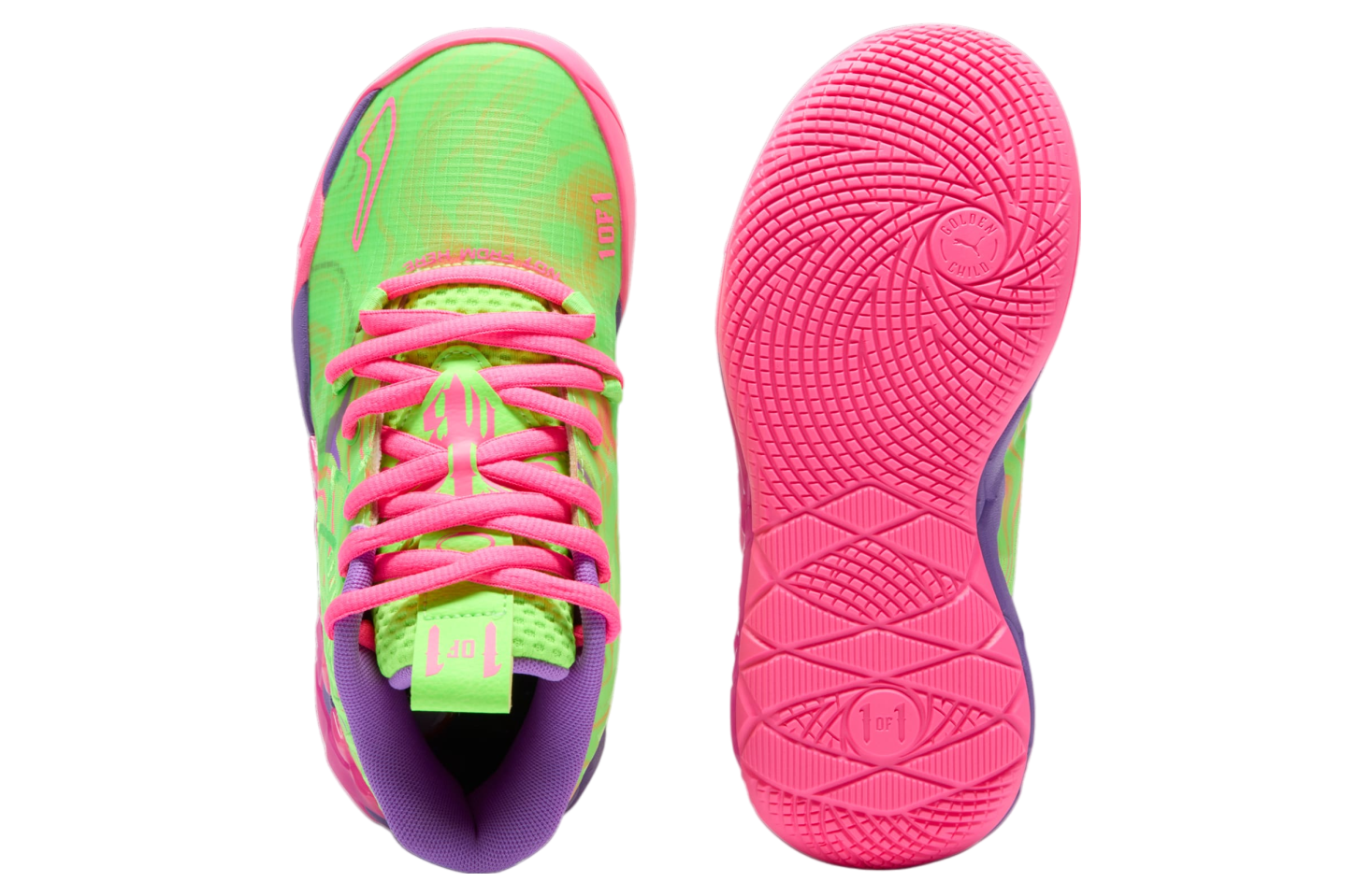 Puma X Lamelo Ball Mb.01 Inverse Toxic GS Purple Glimmer / Knockout Pink