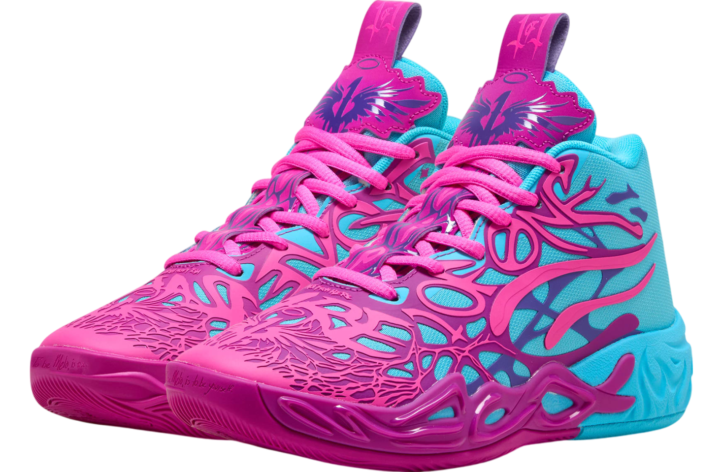 Puma x Lamelo Ball Mb.04 Iridescent Big Kids Deep Orchid / Poison Pink