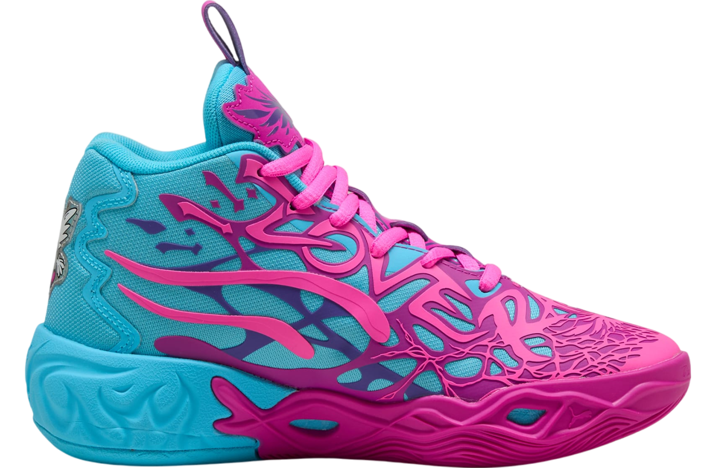 Puma x Lamelo Ball Mb.04 Iridescent Big Kids Deep Orchid / Poison Pink