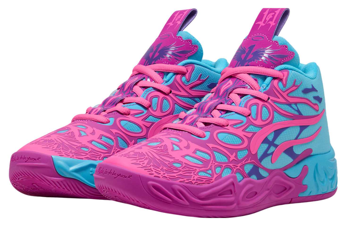 Puma x Lamelo Ball Mb.04 Iridescent Little Kids Deep Orchid / Poison Pink