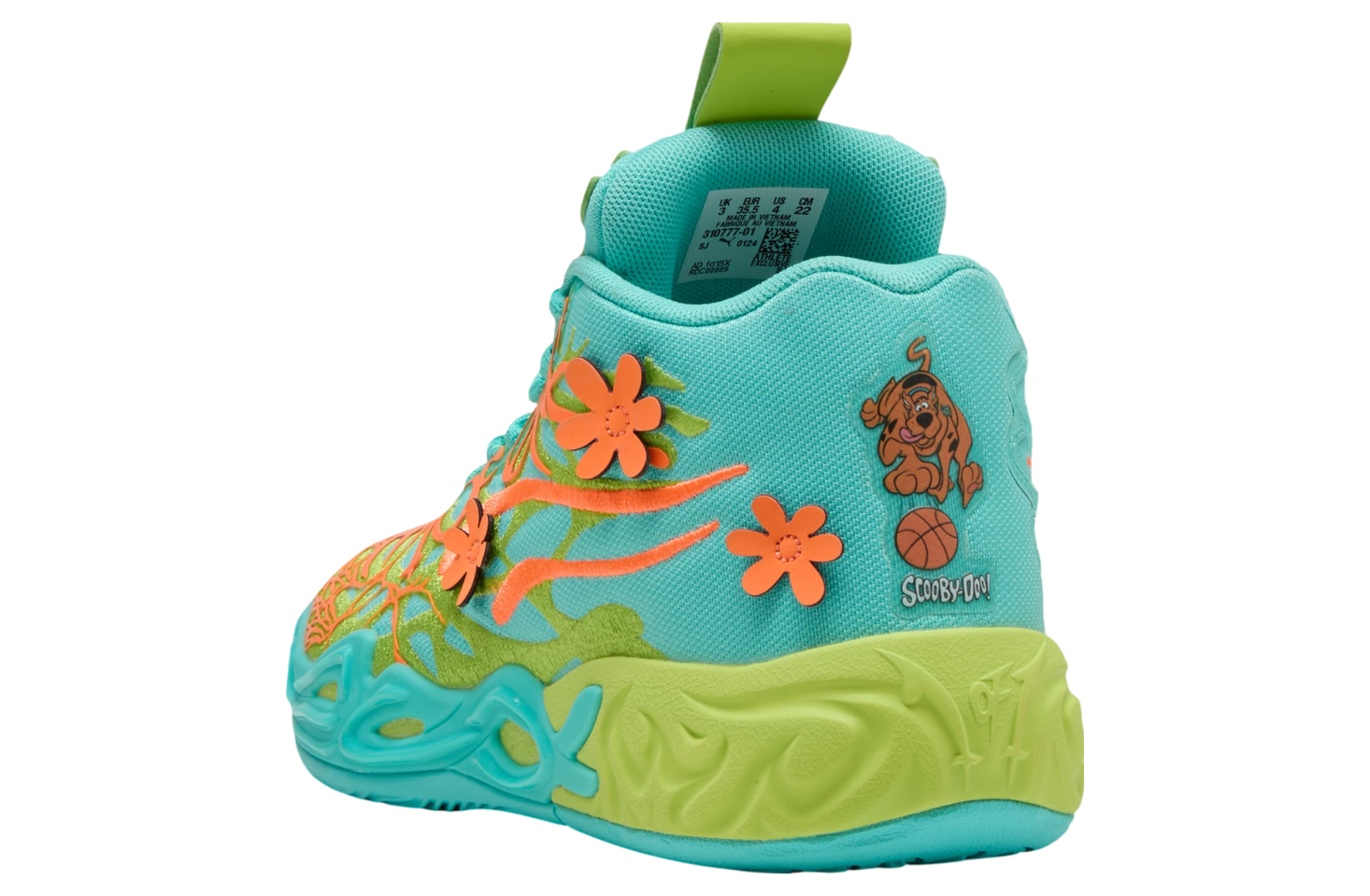 Puma x Lamelo Ball Mb.04 Scooby-Doo Aquatic / Lime Smash