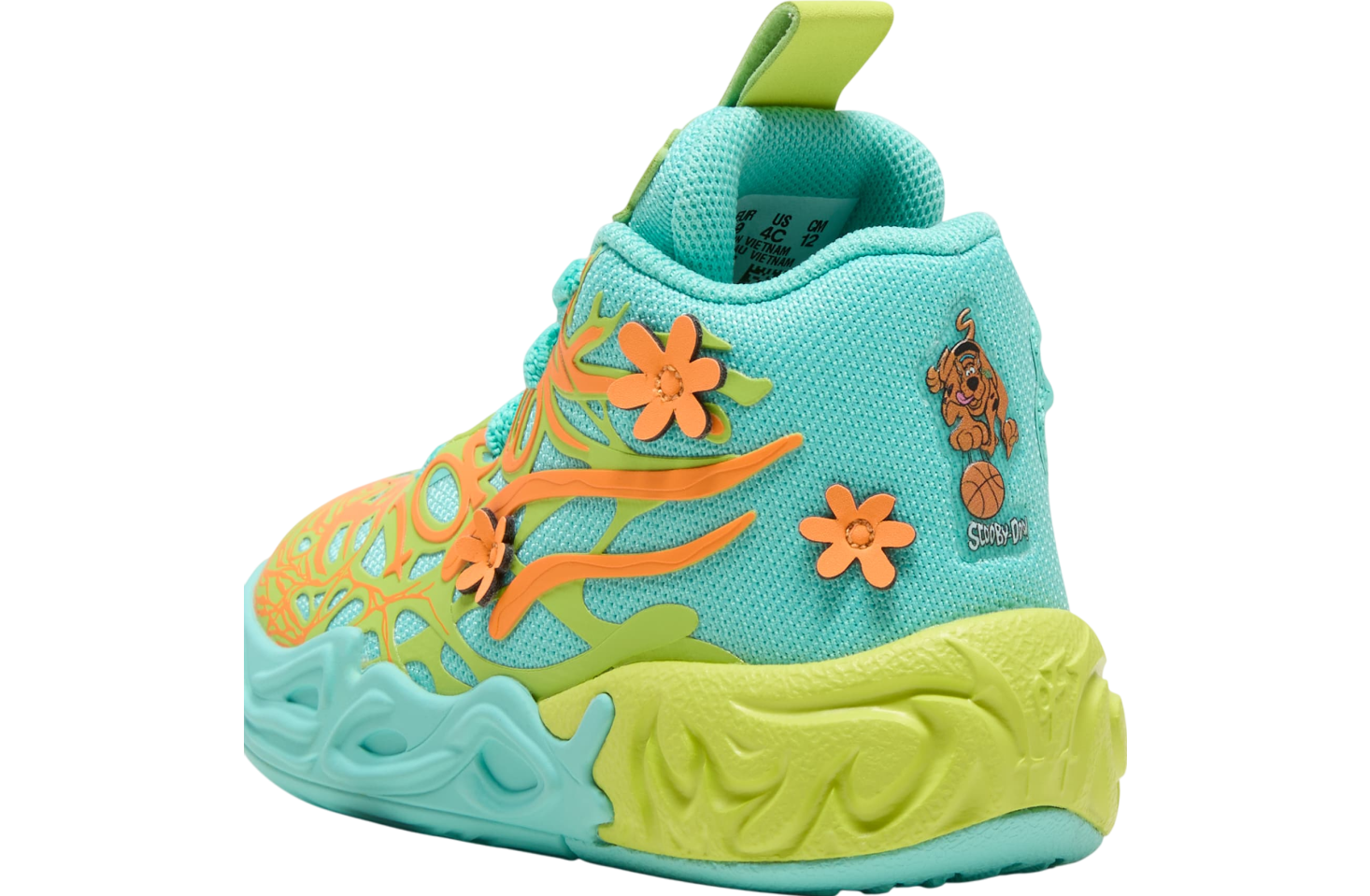 Puma x Lamelo Ball Mb.04 Scooby-Doo Toddlers Aquatic / Heat Fire