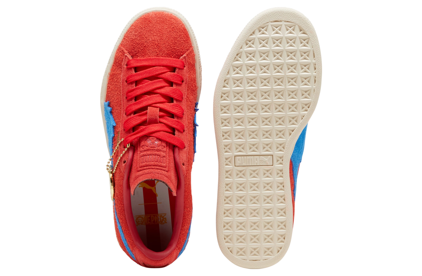 Puma x One Piece Suede Buggy Big Kids For All Time Red / Ultra Blue