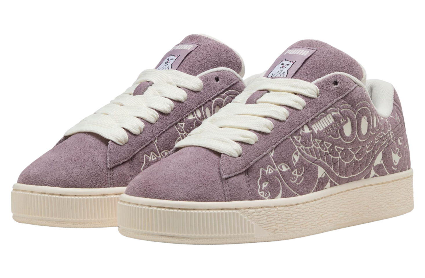 ＰＯＭＵＰＯＭＵ Puma x Ripndip Suede XL Plum Jam / Warm White - Sep 2025 - 403651
