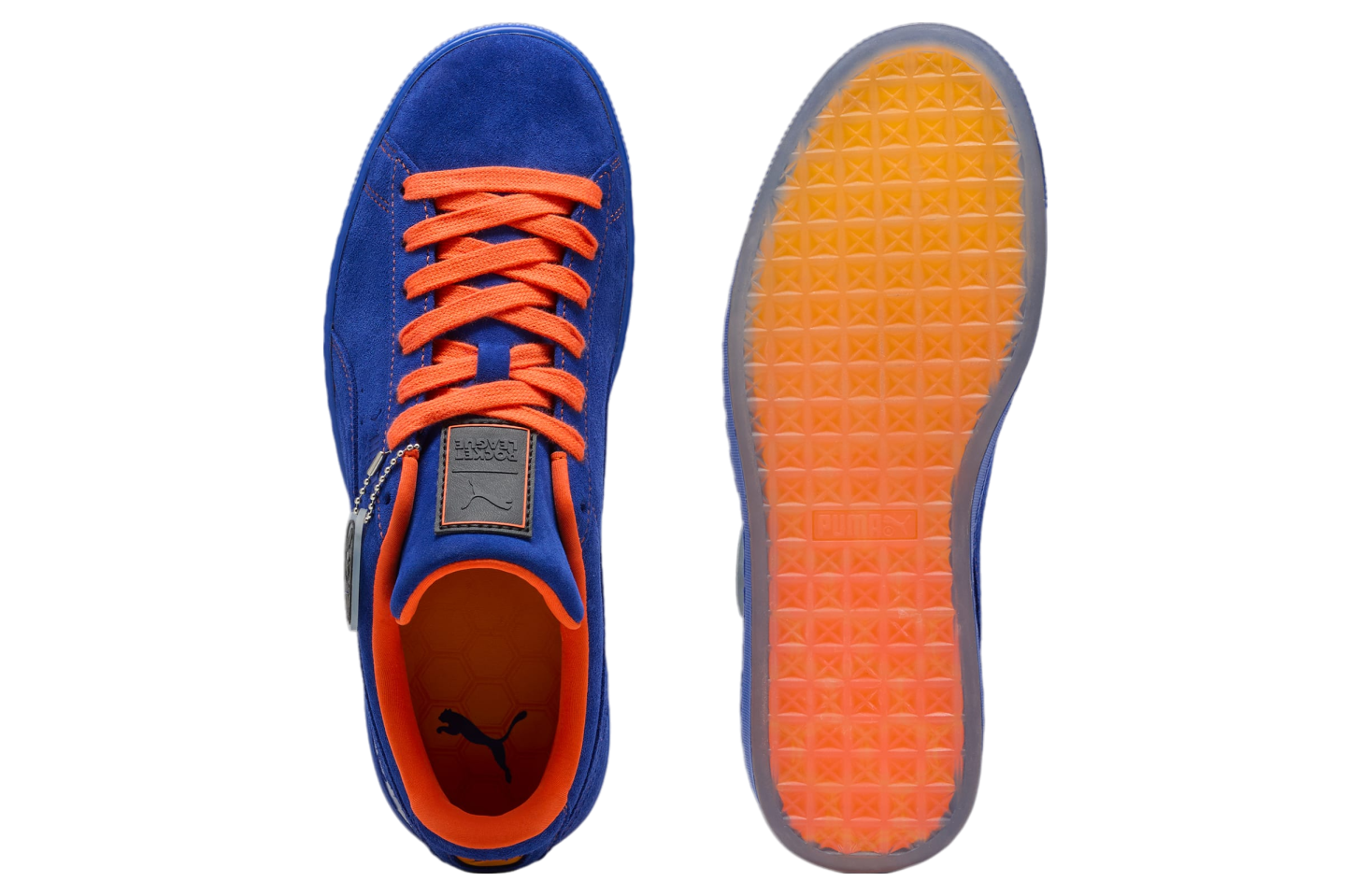 Puma X Rocket League Suede Dart Blue / Rickie Orange