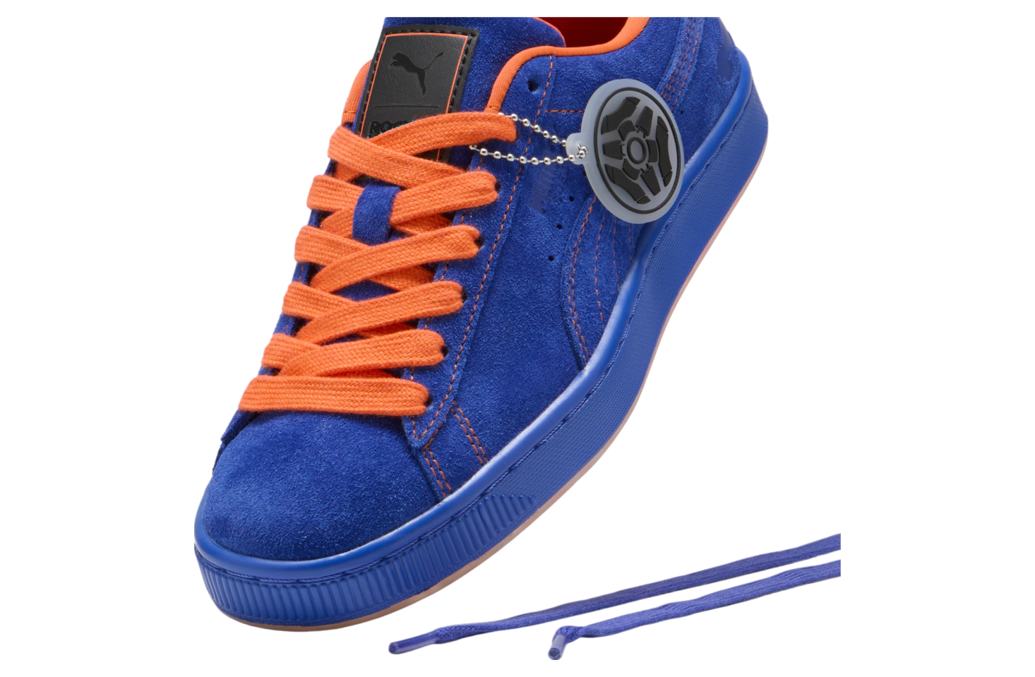 Puma x Rocket League Suede GS Dart Blue / Rickie Orange