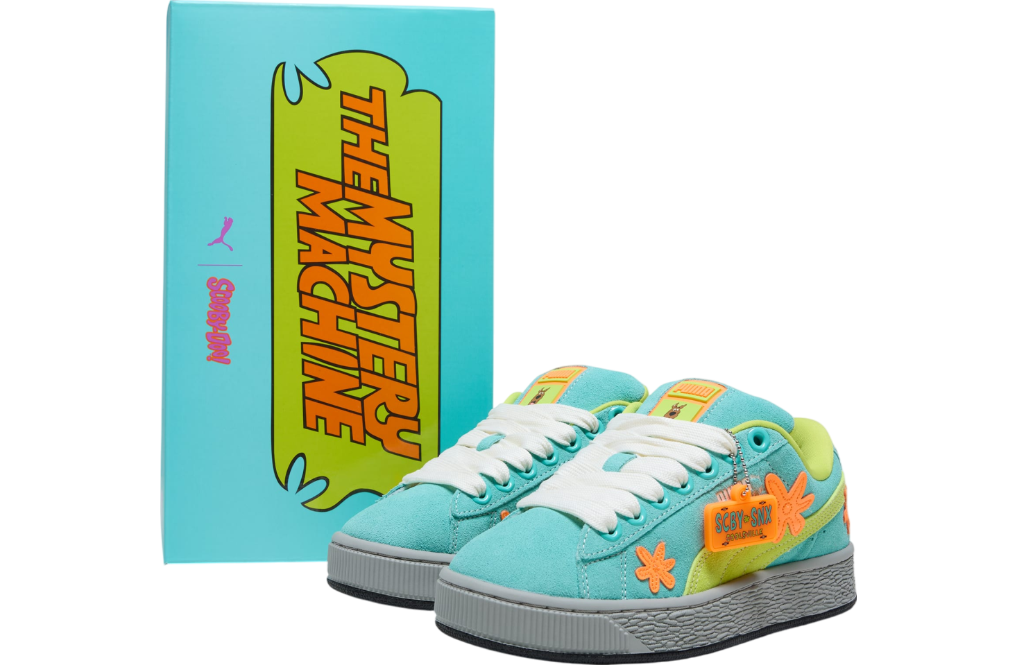 Puma x Scooby-Doo Suede XL Lime Smash / Aquatic