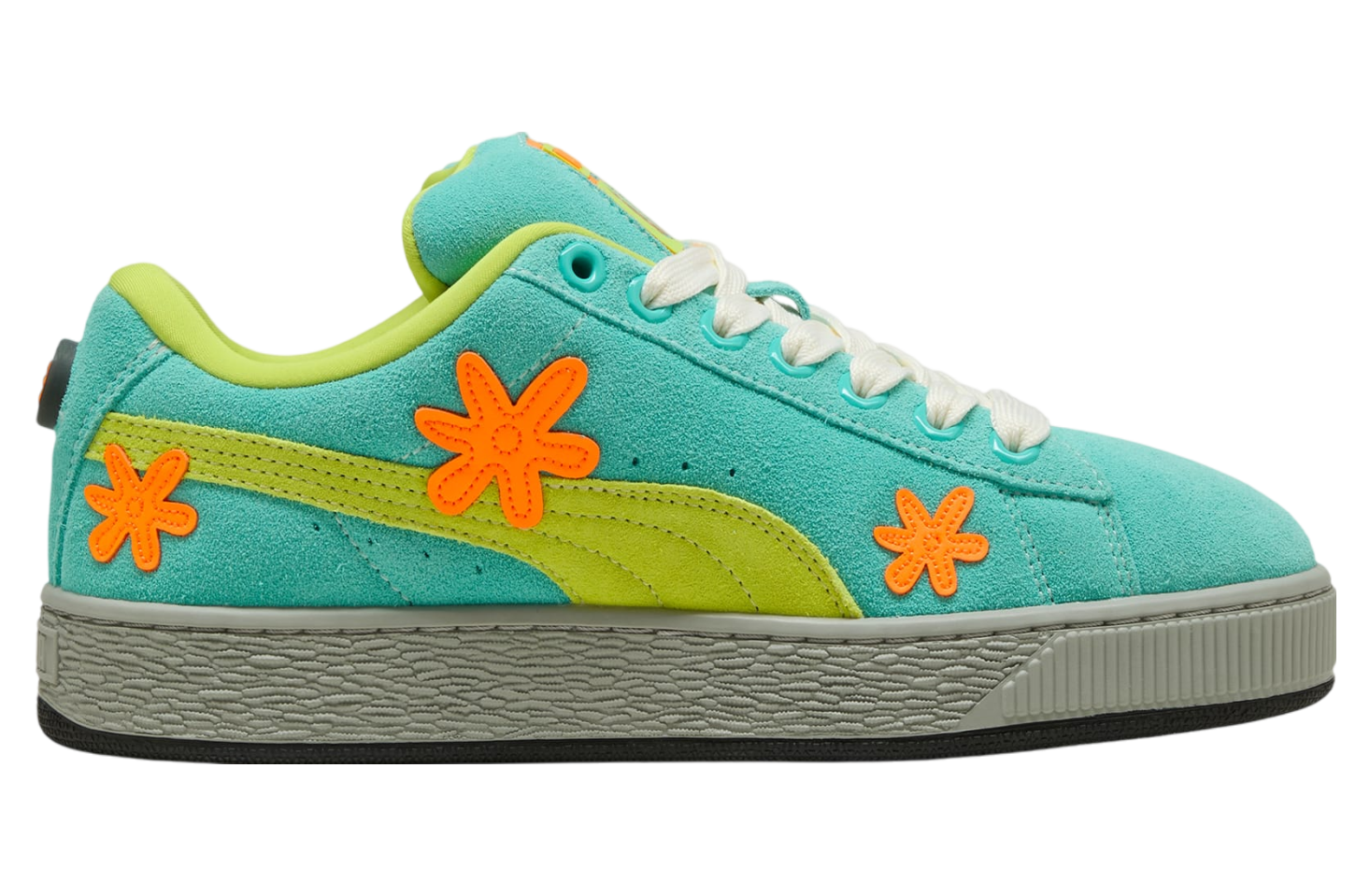 Puma x Scooby-Doo Suede XL Lime Smash / Aquatic / Heat Fire