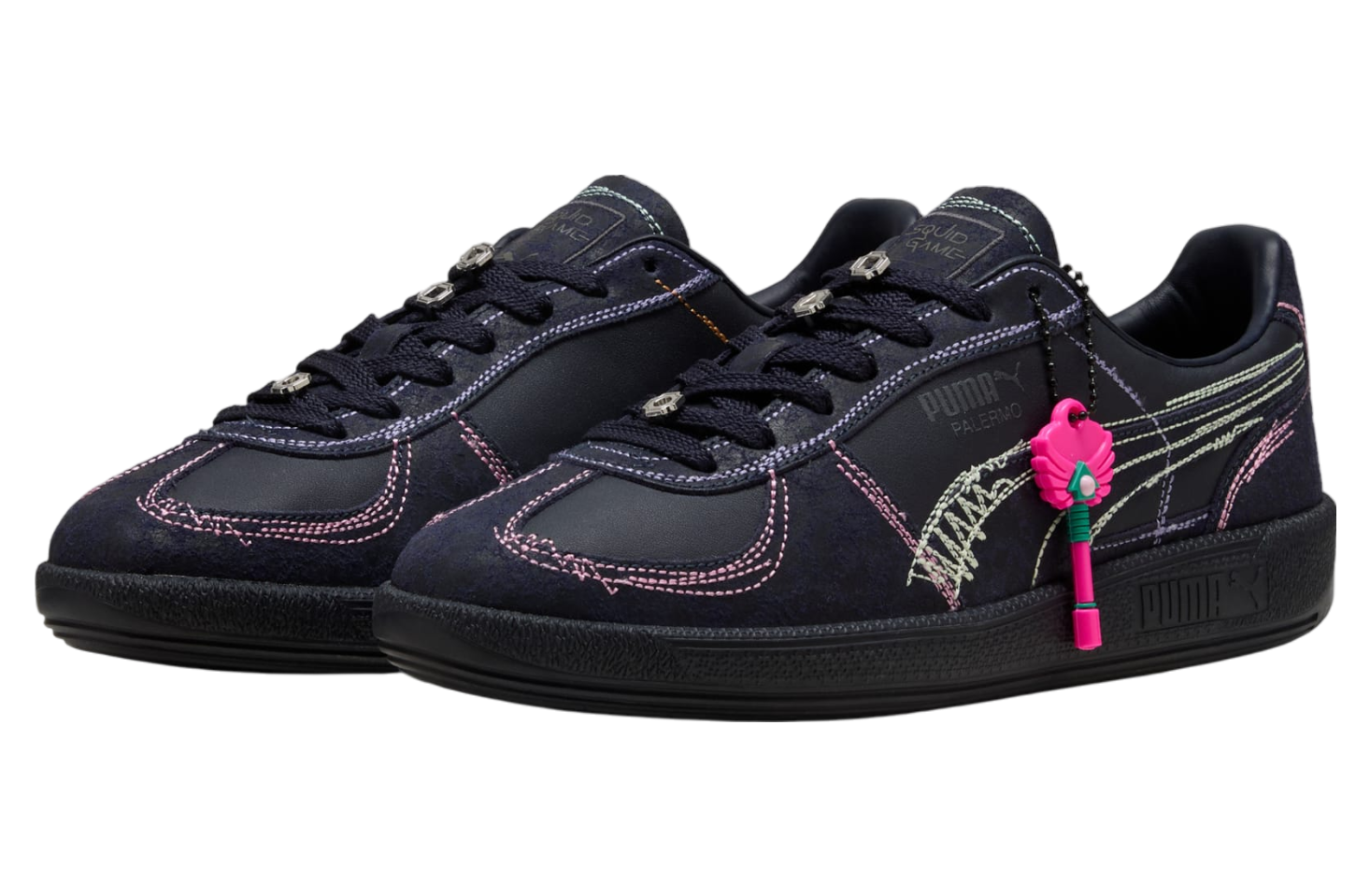 【PUMA】プーマ PALERMO SQUID GAME NAVY/B.MELON 国内発送 国内7月10日発売予定】イカゲーム × プーマ パレルモ プーマ