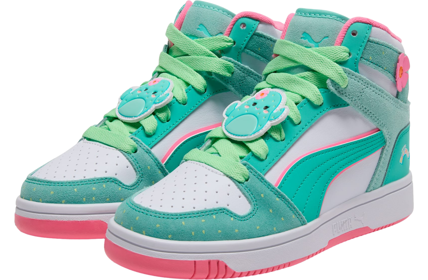 Puma x Squishmallows Rebound Layup Graciela GS Mint / White