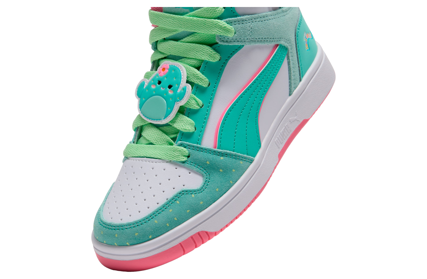 Puma x Squishmallows Rebound Layup Graciela GS Mint / White