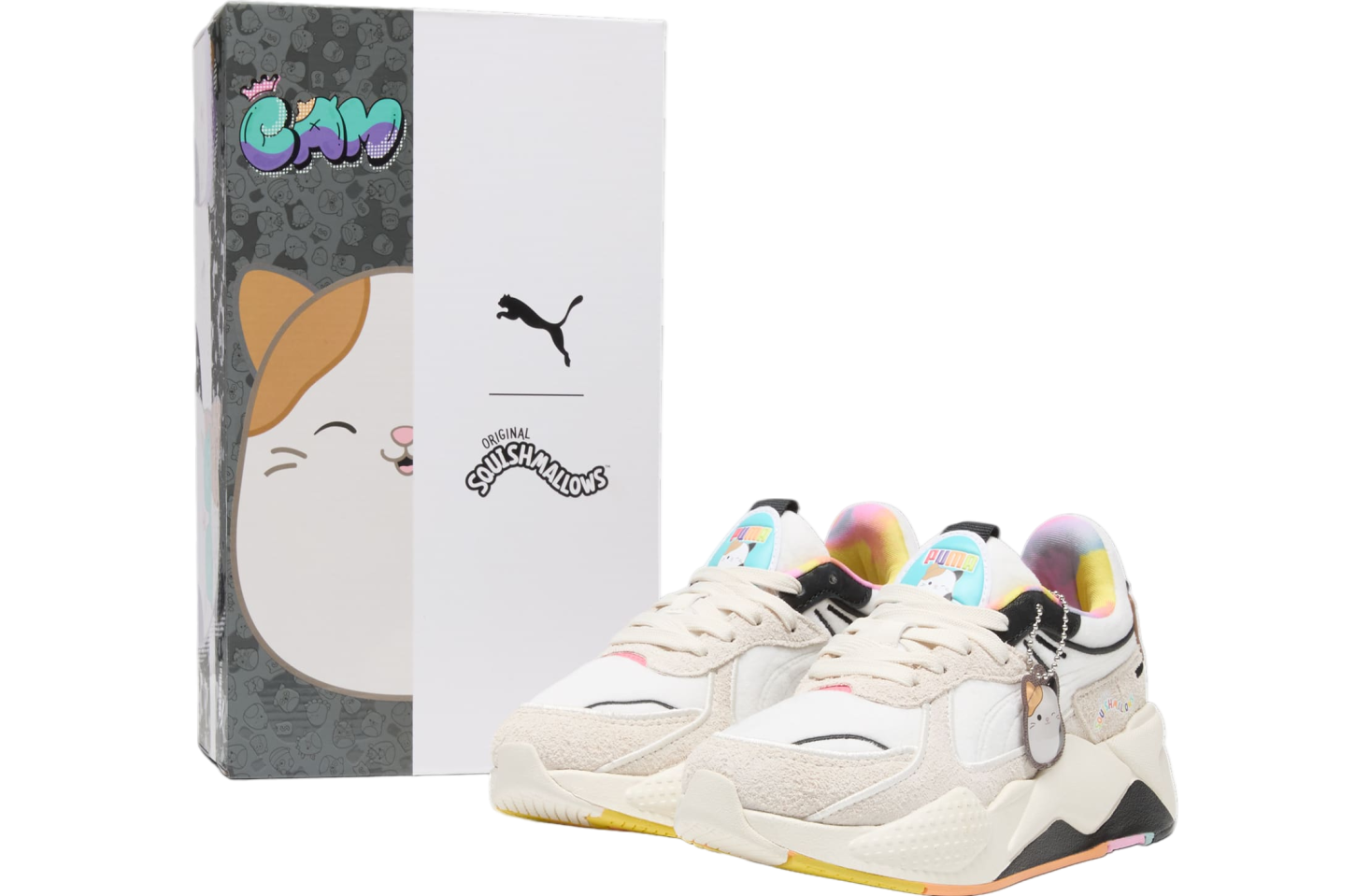 Puma X Squishmallows Rs-x Cam GS Warm White / Alpine Snow