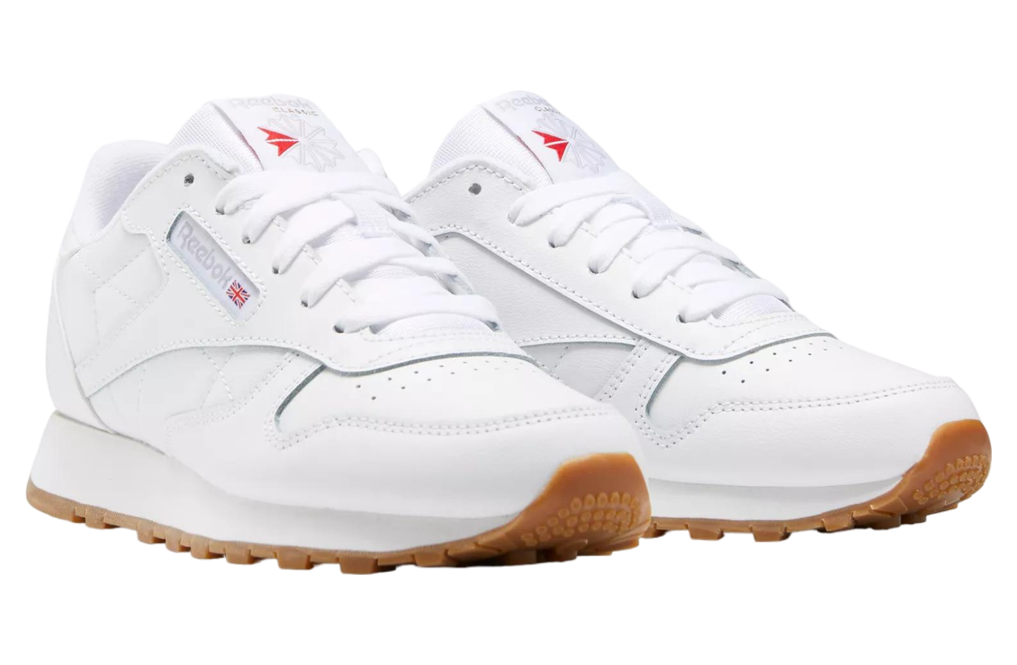 Reebok Cl Lthr GS Ftwr White / Reebok Rubber Gum