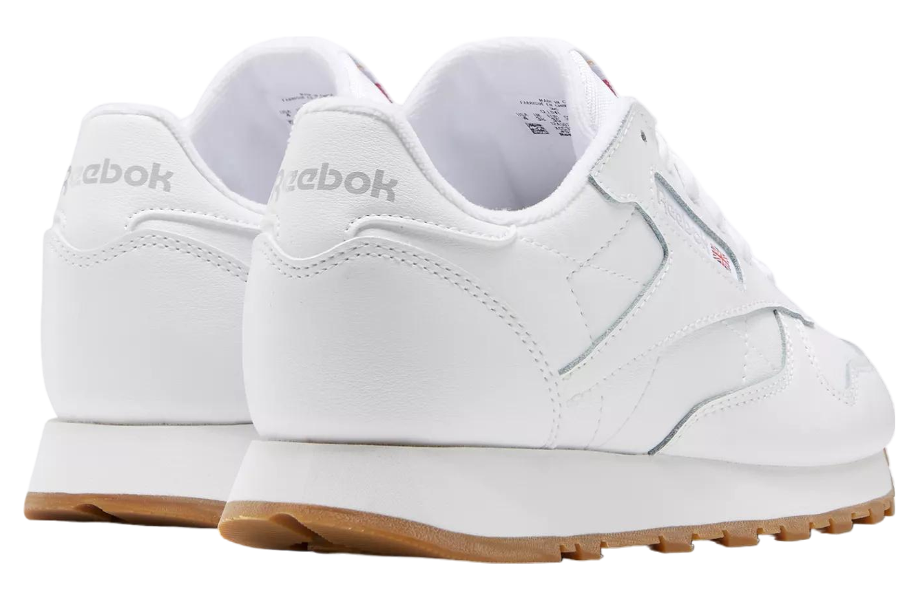 Reebok Cl Lthr GS Ftwr White / Reebok Rubber Gum