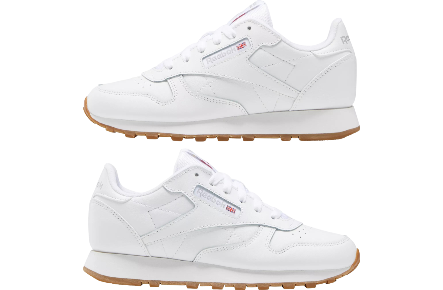 Reebok Cl Lthr GS Ftwr White / Reebok Rubber Gum