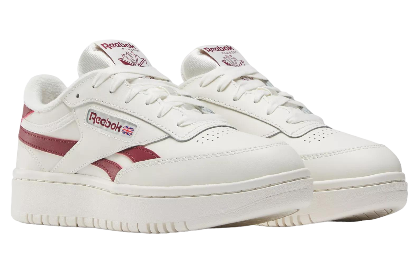 Reebok Club C Double Revenge WMNS Chalk / Classic Burgundy