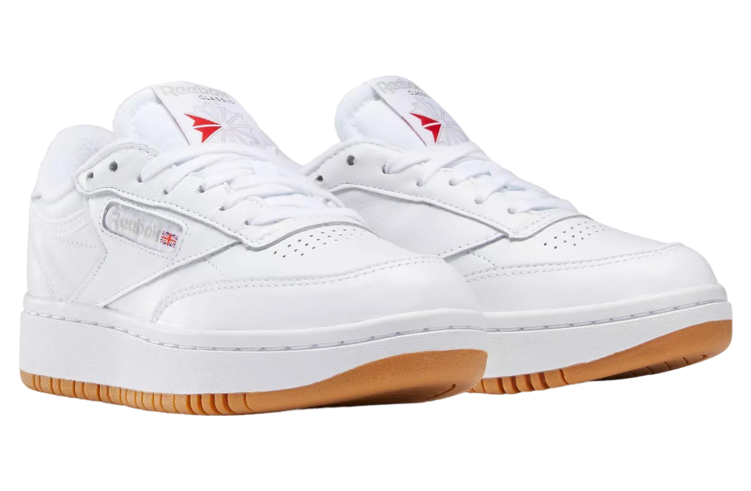 Reebok Club C Double WMNS White / Reebok Rubber Gum