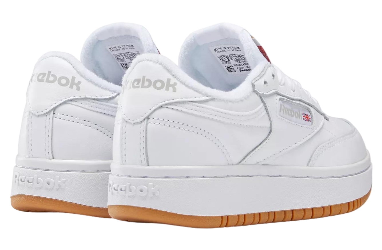 Reebok Club C Double WMNS White / Reebok Rubber Gum