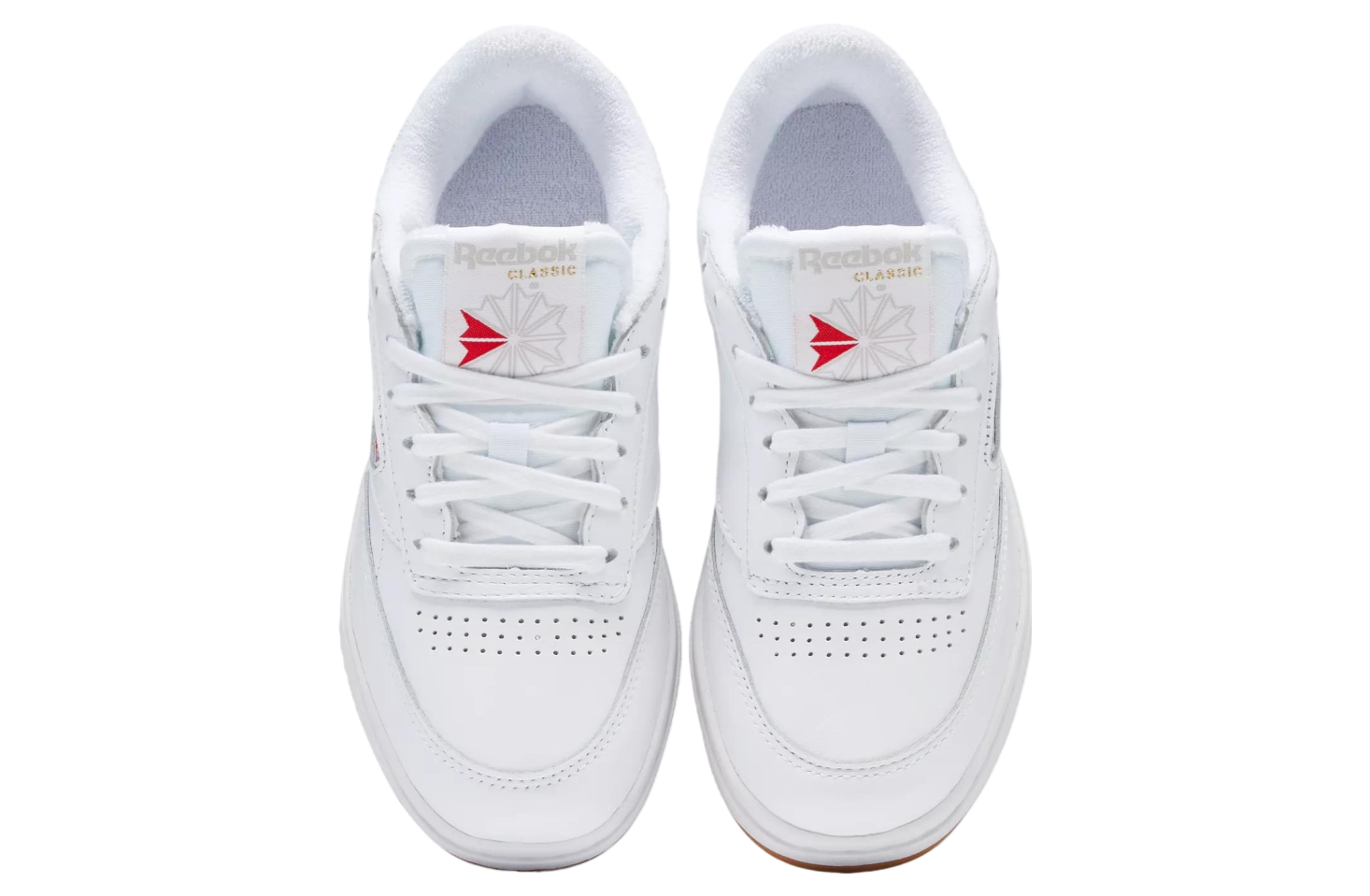 Reebok Club C Double WMNS White / Reebok Rubber Gum