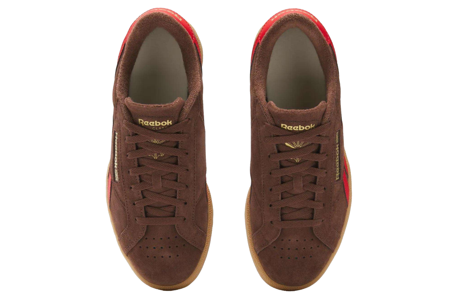 Reebok Club C Grounds UK Campus Brown / Vector Red