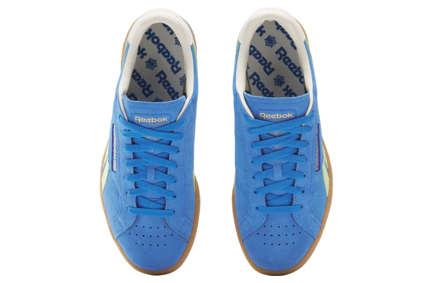 Reebok Club C Grounds Uk Kinetic Blue / Astro Lime