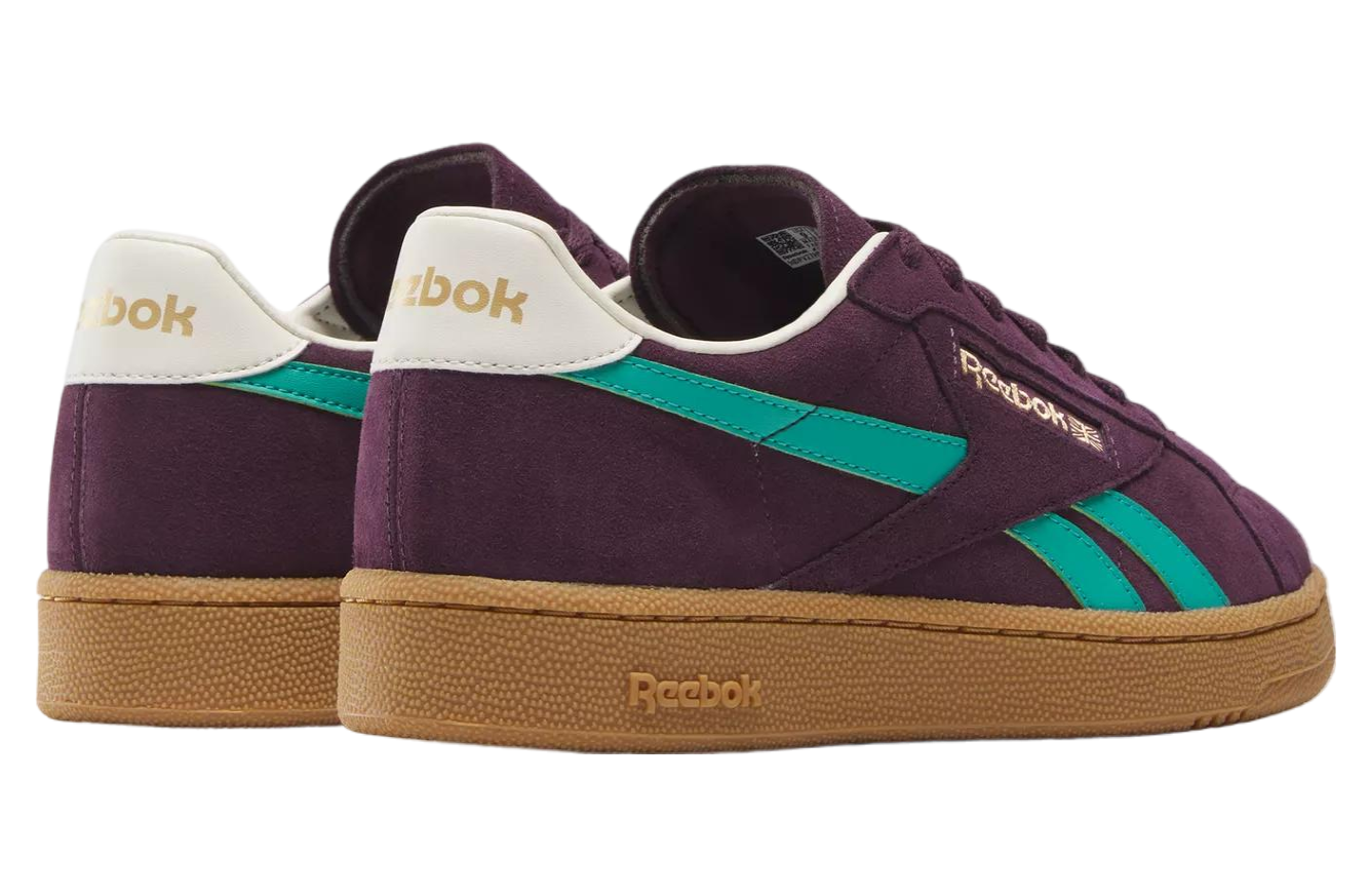 Reebok Club C Grounds Uk Midnight Plum / Unleashed Green