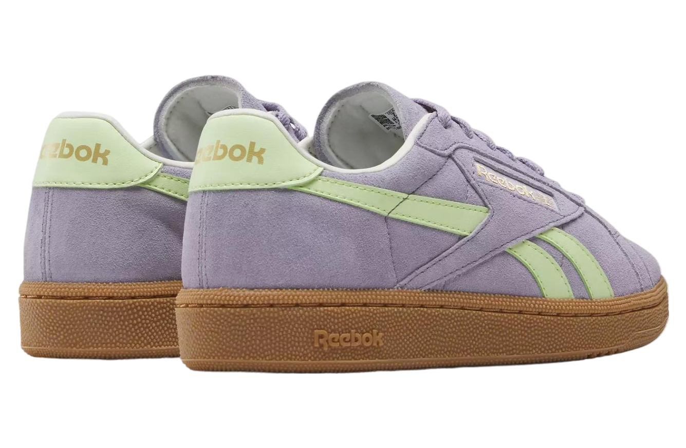 Reebok Club C Grounds Uk WMNS Dusk Purple / Astro Lime